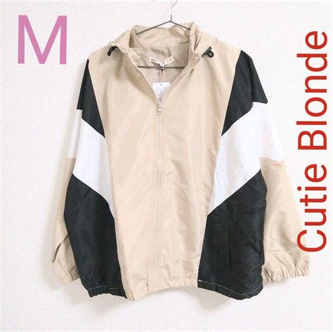 Yahoo オークション Cutie Blonde ウィンドパーカー M ベージュブラ