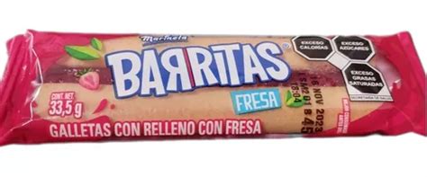 Barritas Marinela Relleno Sabor Fresa 33 5g MercadoLibre