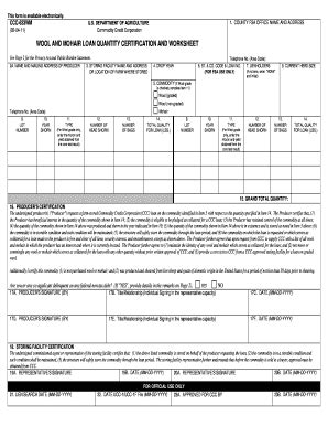 Fillable Online Forms Sc Egov Usda Ccc Wm Forms Us Department