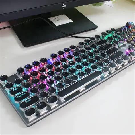 Teclado Mec Nico De Escritorio Retroiluminaci N Multifuncional Envio