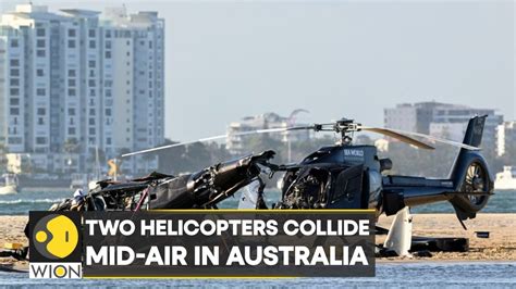 Four Killed Three Injured After Two Helicopters Collide Mid Air In