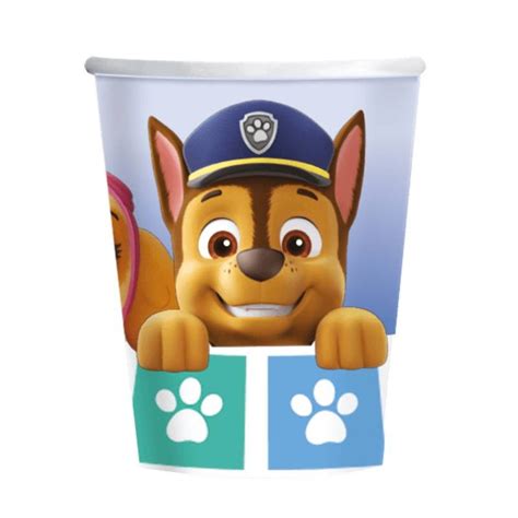 Bicchieri Paw Patrol Action Carta Compostabile Ml