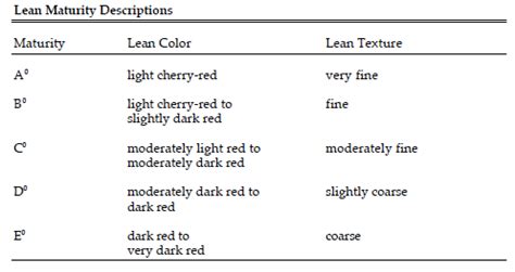 Beef Quality And Yield Grading