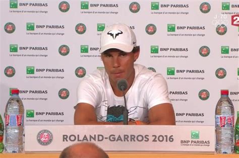 Roland Garros Rafael Nadal Annonce Qu Il D Clare Forfait Vid