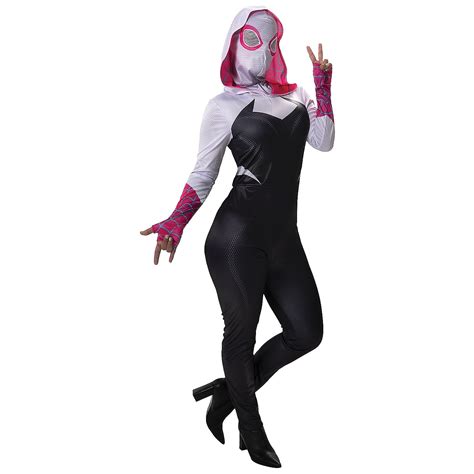 Women's Marvel Spider Gwen Costume by Jazwares - Size Medium - Walmart.com
