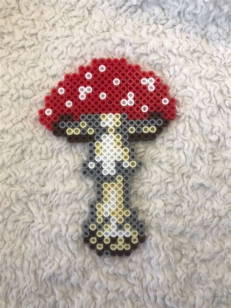 Amanita Muscaria Fly Agaric Magic Fairytale Mushroom Perler Bead Art