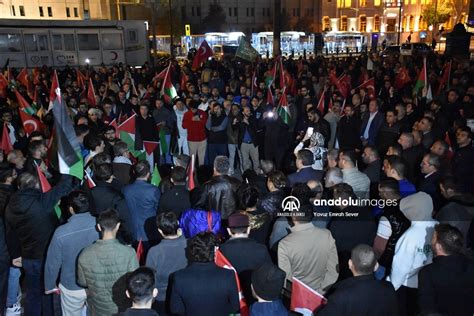 İsrail in Gazze deki hastaneye saldırısı protesto edildi