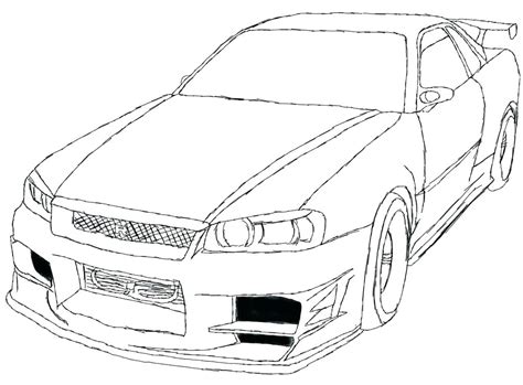 Jdm Car Coloring Pages Coloring Pages