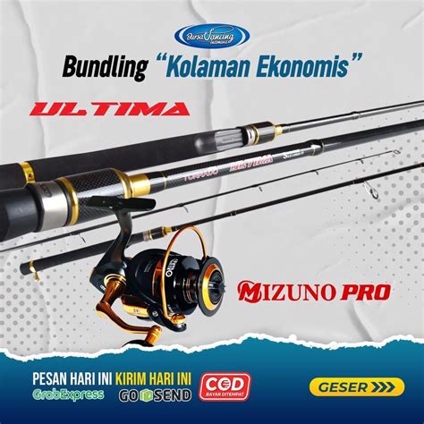 Jual Set Pancing Kolaman Ekonomis Joran Tornado Ultima Cm Ring