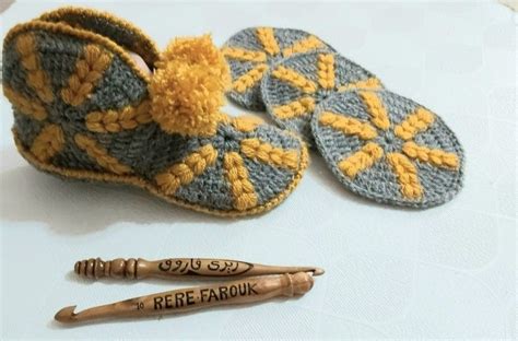 Crochet simple granny square slippers – Artofit