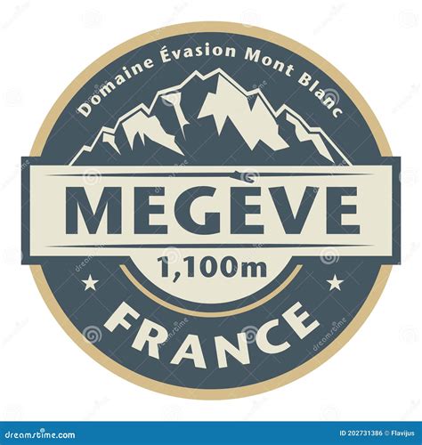 Megeve, France stock vector. Illustration of european - 202731386