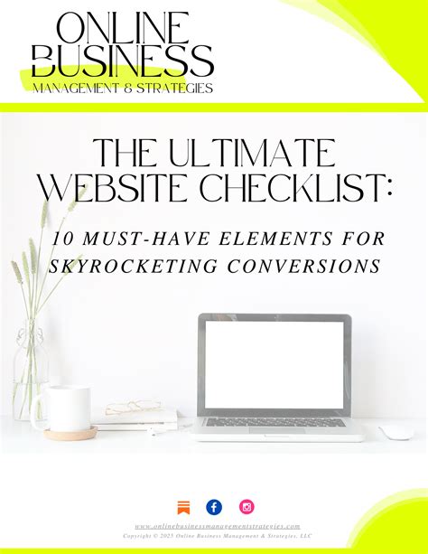 Small Business Website Checklist: Build Your Online Presence [Free