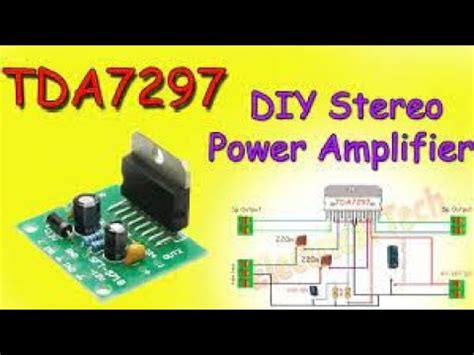 How to Make Amplifier TDA7297 IC | Powerful & Super HiFi Stereo Bass