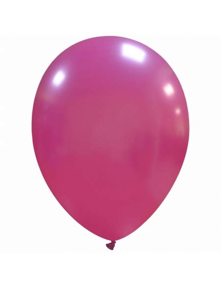 Comprar Globos De Latex Redondos Cm Metalizado Fucsia