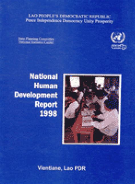 General Human Development Report Lao Pdr 1998 Human Development Reports