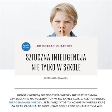 Co Potrafi Chatbot Sztuczna Inteligencja Nie Tylko W Szkole