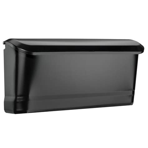 Architectural Mailboxes Cielo Black Wall Mount Mailbox 2682b 10 The