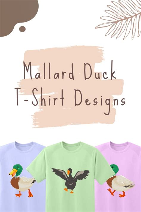 Mallard Duck Svg T Shirt Designs Masterbundles