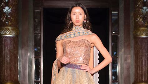 pakistani designer yasmeen jiwa debuts  paris fashion week