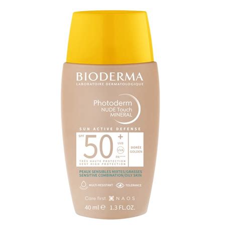 Bioderma Photoderm Nude Touch Mineral solaire SPF50 teinté Matifie