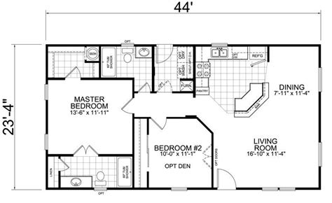 Luxury Two Bedroom Two Bath House Plans New Home Plans Design