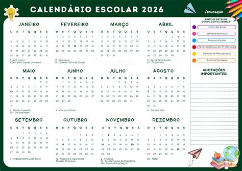 Calendário Escolar 2026 C