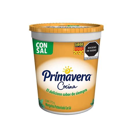 Margarina Primavera Chantilly Cocina Pasteurizada Con Sal 775 G Walmart