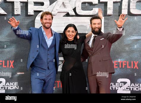 Chris Hemsworth, Golshifteh Farahani und Sam Hargrave beim Special ...