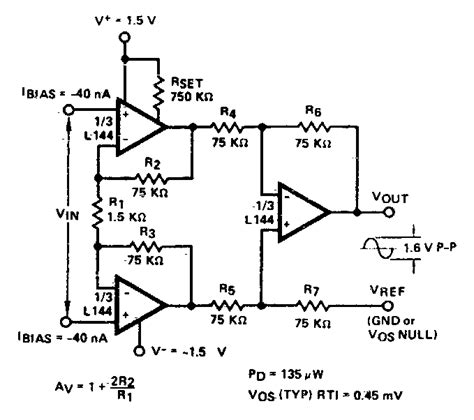 Difference Amplifier Circuit Diagram