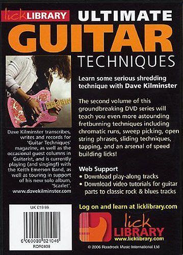 Lick Library Ultimate Guitar Techniques Von Dave Kilminster Noten Für Gitarre Rdr0109