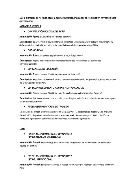Ejemplos De Normas Sociales 4
