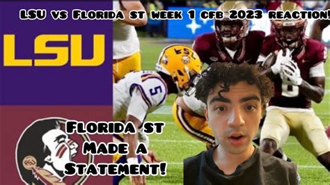 Statement Game Lsu Vs Florida State Highlights Week