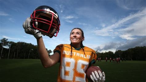 Cairns Woman Part Of Inaugural Australian Team In World Gridiron