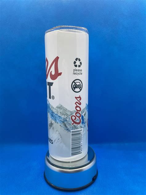 Coors Light Tumbler Mens Gift Oz Tumbler Skinny Tumbler Etsy