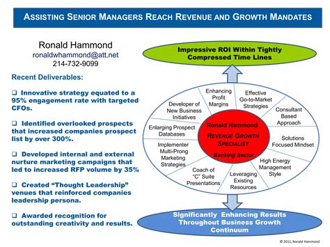 Ronald Hammond Revenue Specialist | PPT