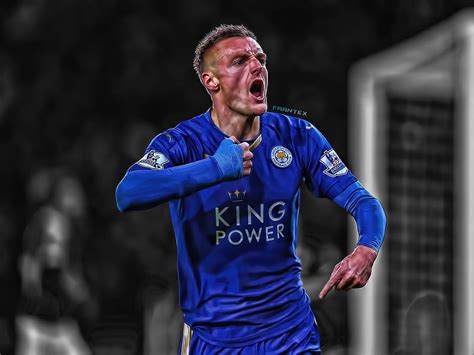 Soccer Jamie Vardy Leicester City F C Hd Wallpaper Peakpx