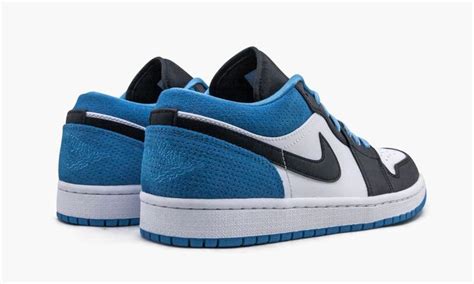 Air Jordan 1 Low "Laser Blue" Black / Black-Laser Blue-White - Stadium ...