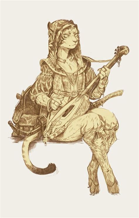 Tabaxi Female Bard Dnd Character Art Fantasy Character Design 174460