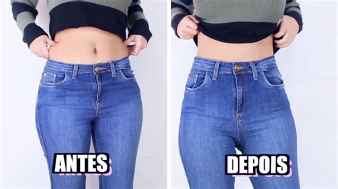 Como Aumentar O Cos De Calça Jeans - Transforme suas calças jeans e tenha o jeans PERFEITO | cós alto ...
