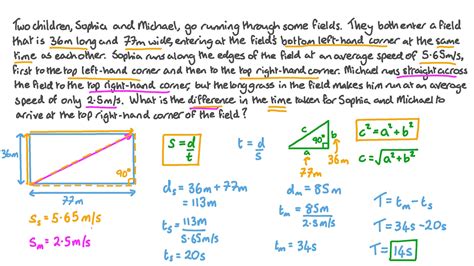 Question Video Calculating The Difference In The Time Taken For Two