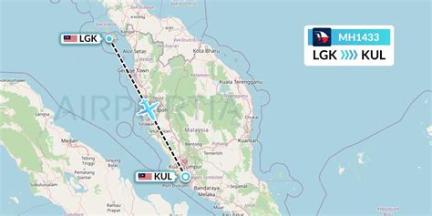 MH1433 Flight Status Malaysia Airlines Langkawi To Kuala Lumpur MAS1433