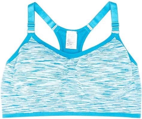 Blue Space Dye Racerback Sports Bra Racerback Sports Bra Sports Bra