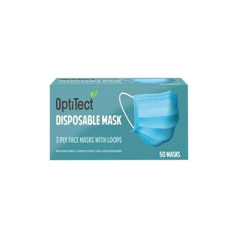 Optitect Disposable Mask With Loops 3ply 50s Grandiose Ae