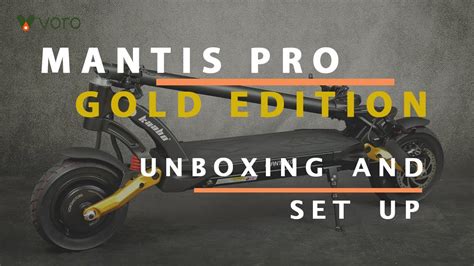 Mantis Pro Se Gold Edition Unboxing And Setup Youtube