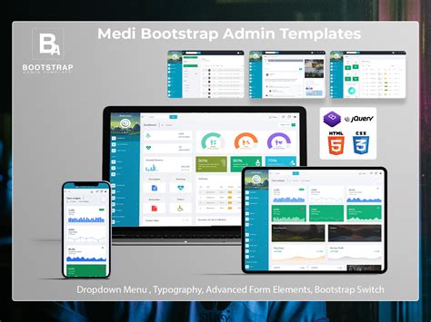 Medi Creative Bootstrap Admin Templates With UI Framework