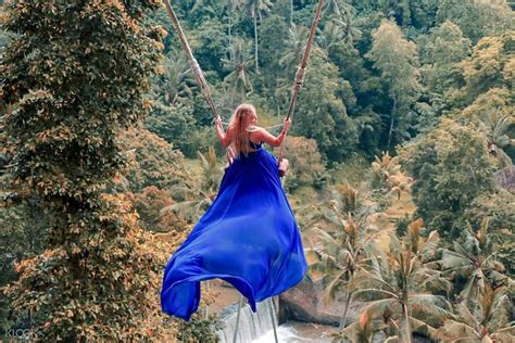 Ubud Jungle Swing Temple Waterfall Tour Private Half Day Tour