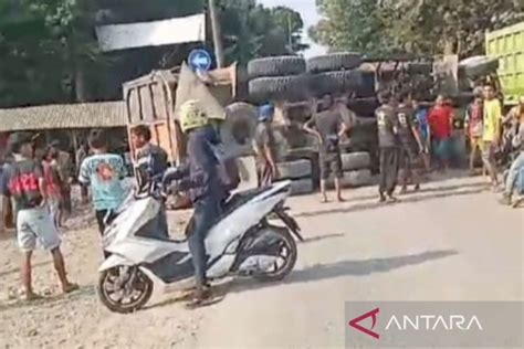 Nyawa Melayang Terlibat Laka Truk Tambang Di Parungpanjang Dalam