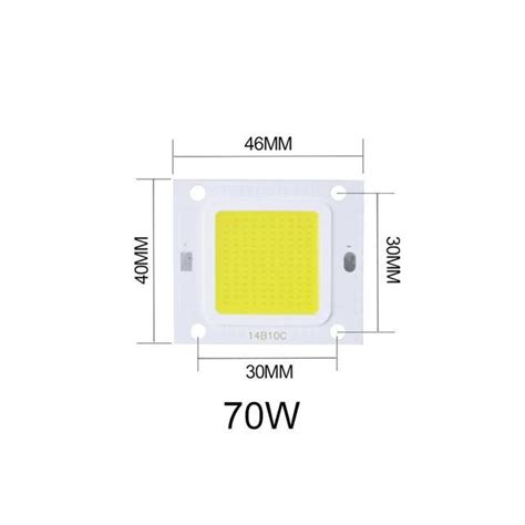 โคมไฟฟลัดไลท์แบบหลอดไฟ Led ค็อป10w 20w 30w 50w 70w 100w ชิปพลังงานสูง