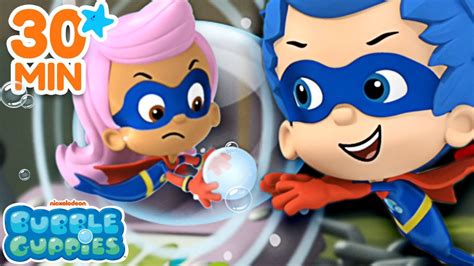 Superhero Rescues And Songs W Molly And Gil 🦸 30 Minute Compilation Bubble Guppies Youtube