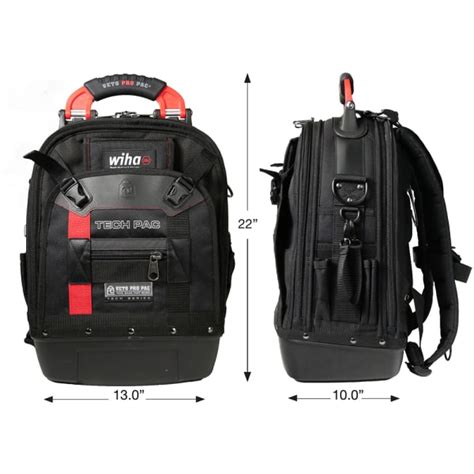 Wiha Tools Veto Pro Pac Tech Pac Redstripe Large Capacity